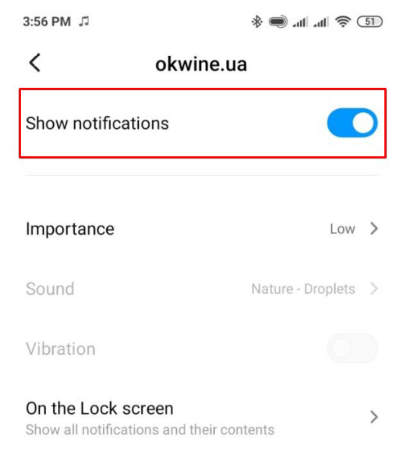 show notifications